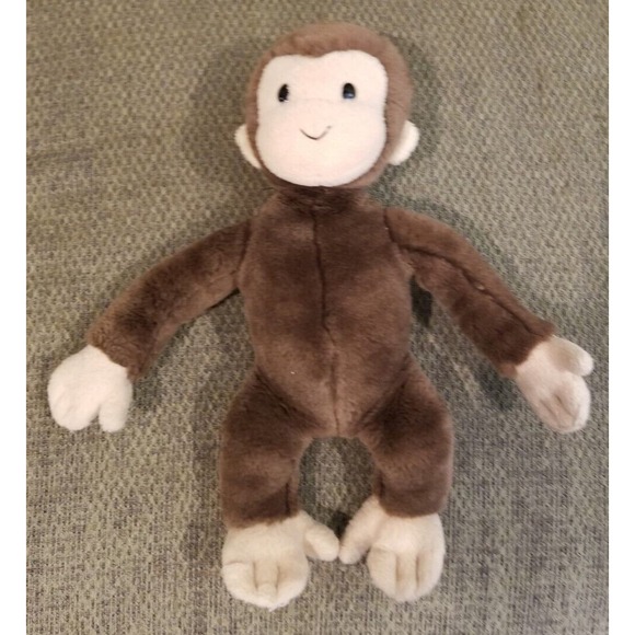 Small 2001 HMCO Gund Curious George 41686 Kohl's Cares For Kids Stuffed Plush - Picture 1 of 7